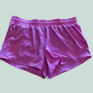 Running Shorts Mid Rise Pink All In Motion Size‎ Large